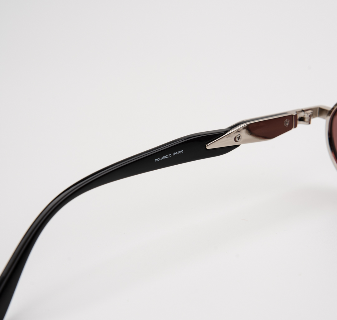 Очки с чехлом Мармалато, цвет бежевый-серебро-черный #5