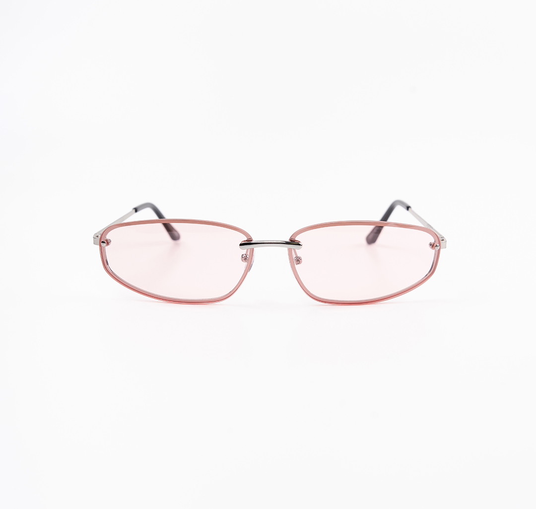 Очки с чехлом Мармалато, цвет розовый-серебро #4