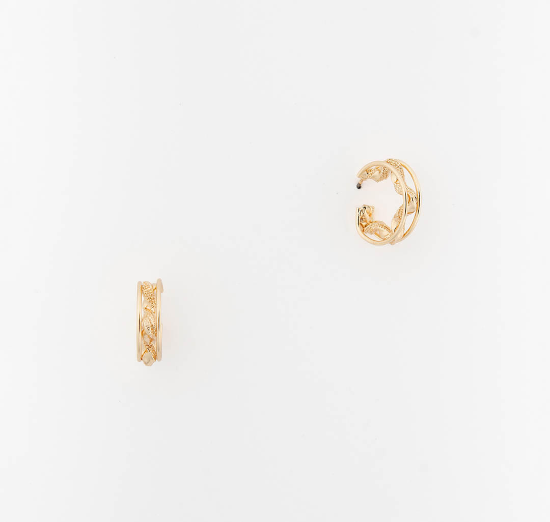 Серьги Мармалато, цвет золото #3