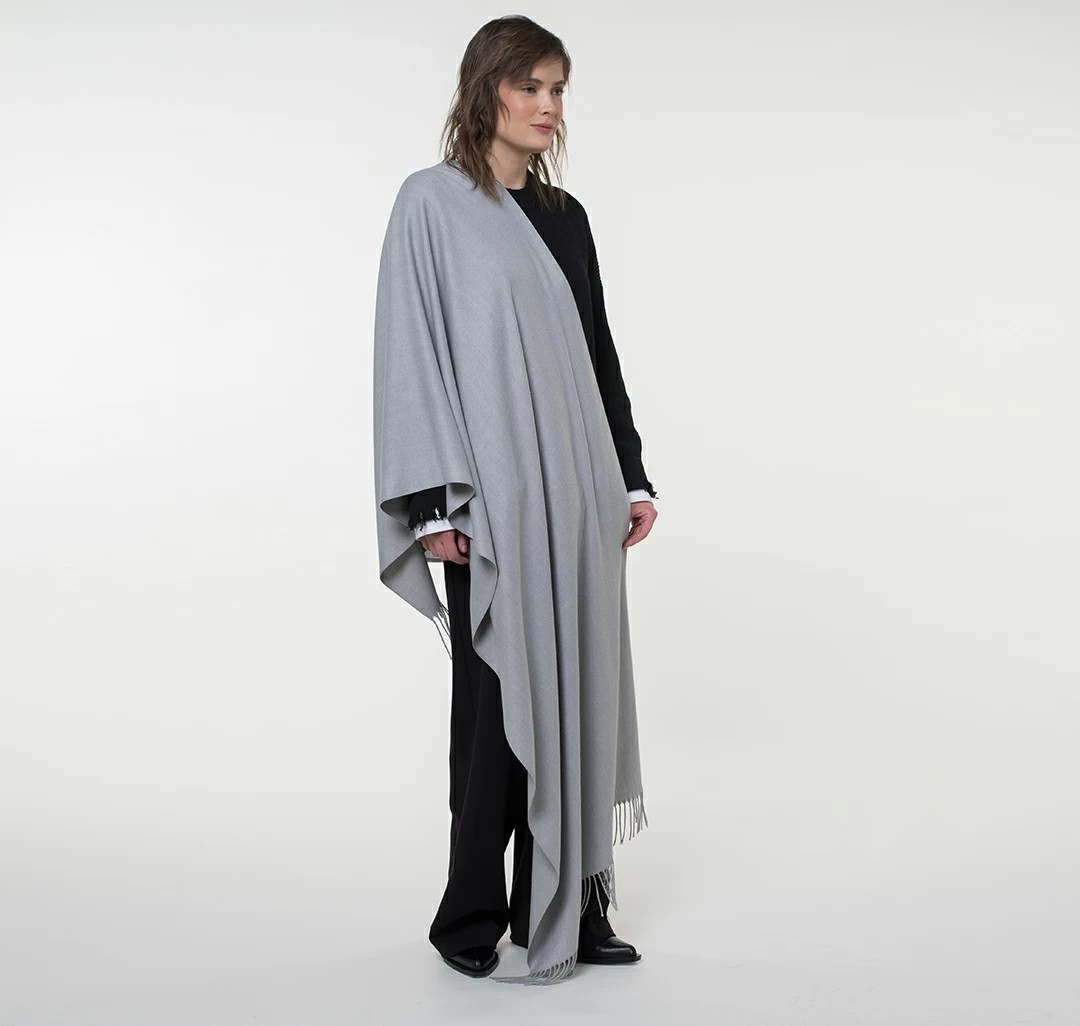 Палантин Мармалато, цвет светло-серый #6