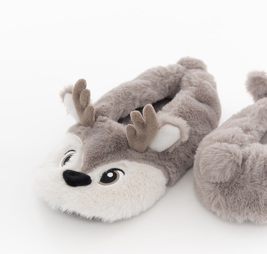 Домашние тапочки Мармалато, цвет Серый-молочный #7