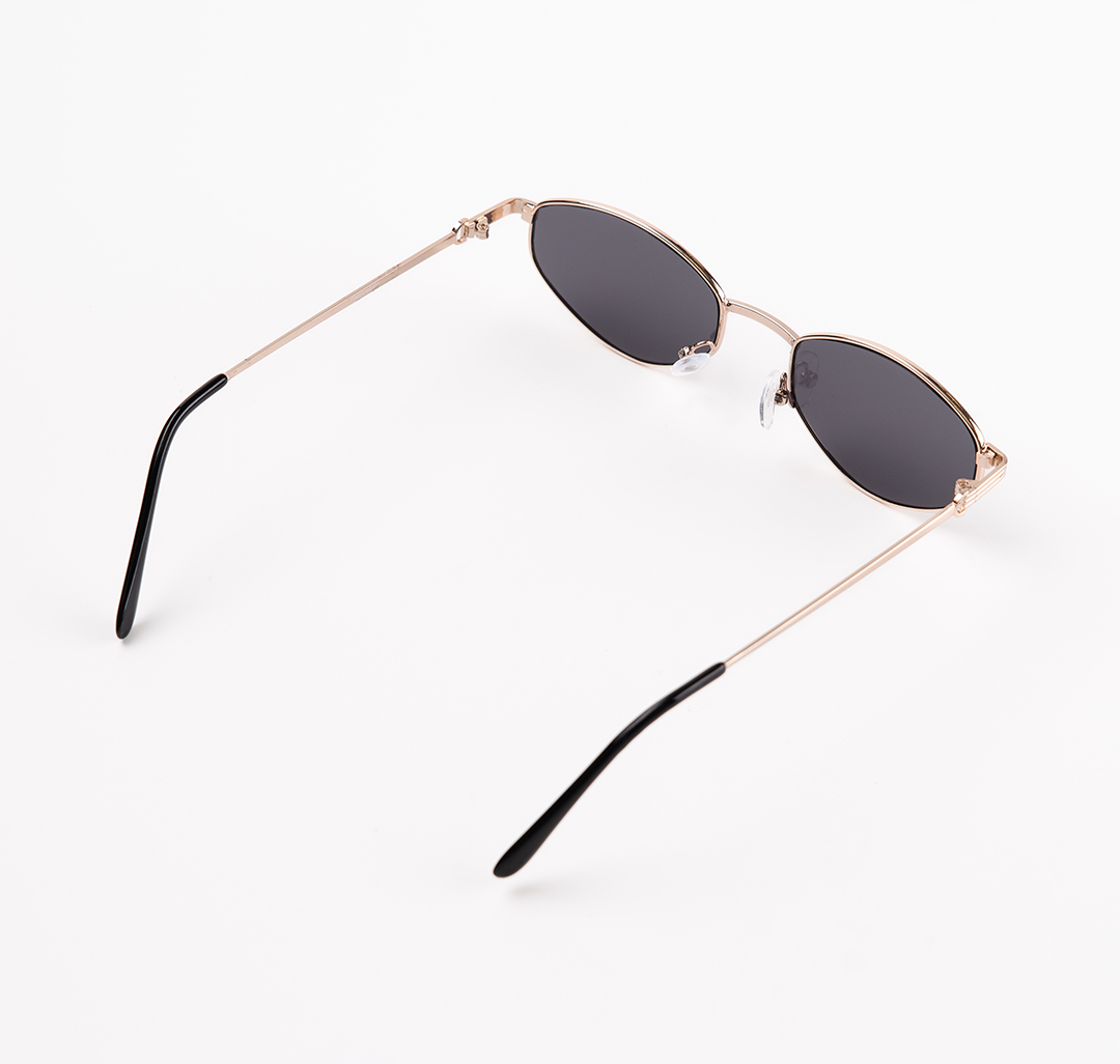 Очки солнцезащитные черные-золотые Мармалато, цвет Черный-золото #6