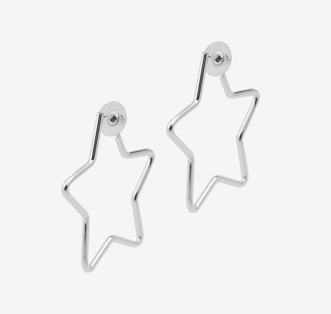 Серьги Мармалато, цвет белое серебро #1