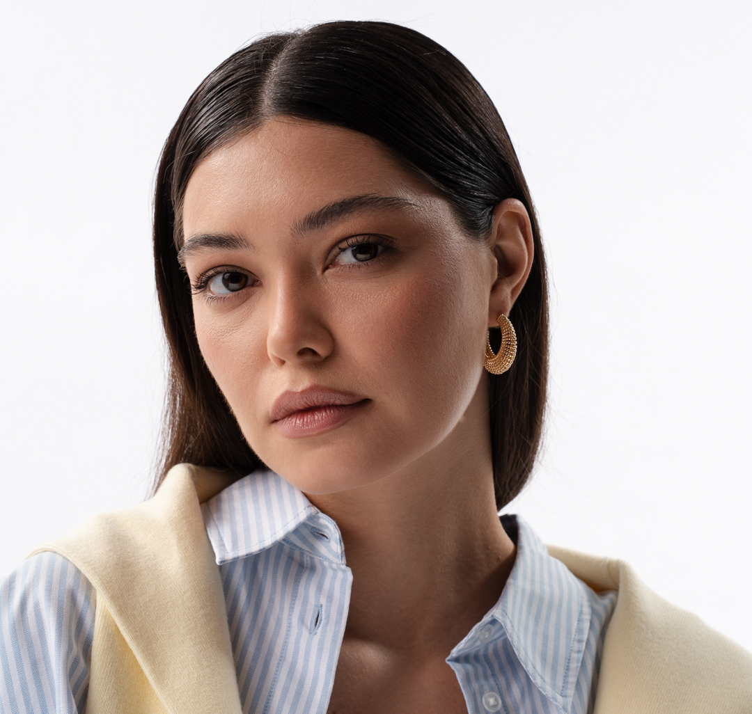 Серьги Мармалато, цвет золото #3