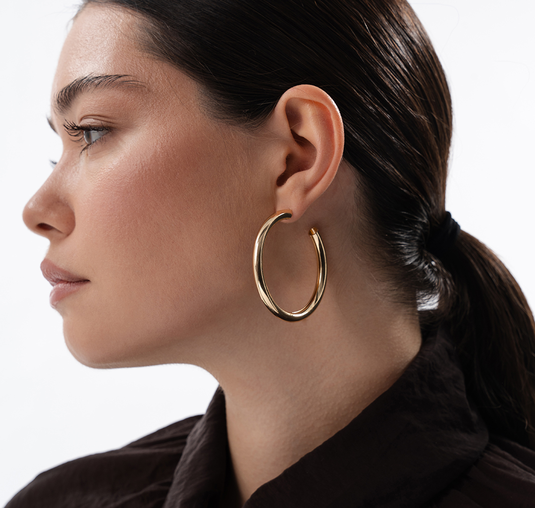 Серьги Мармалато, цвет золото #4