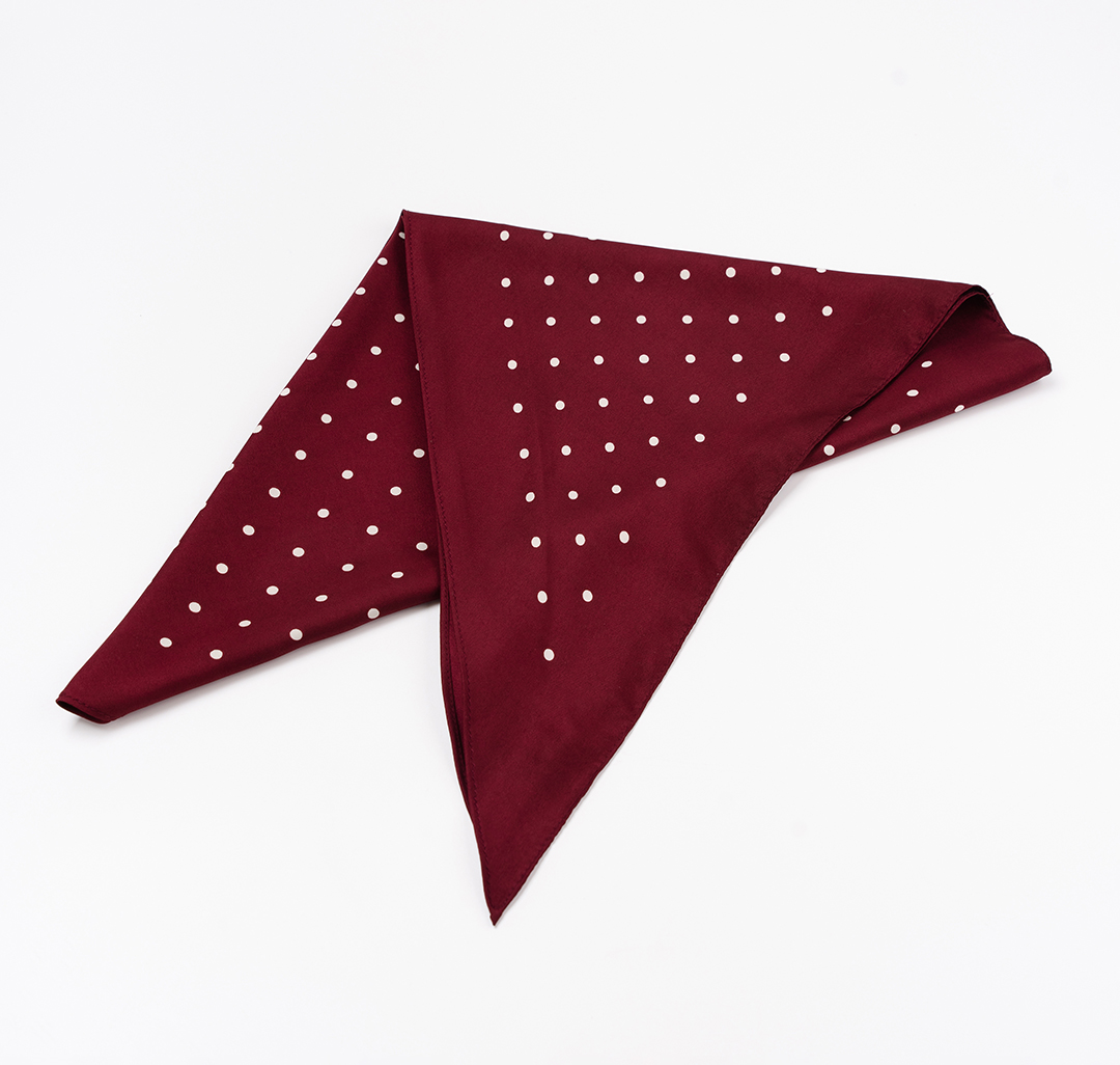 Платок Мармалато, цвет бордовый-молочный #4