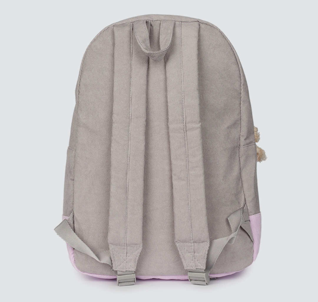 Рюкзак женский текстильный Мармалато, цвет Серый-мятный-розовый #4