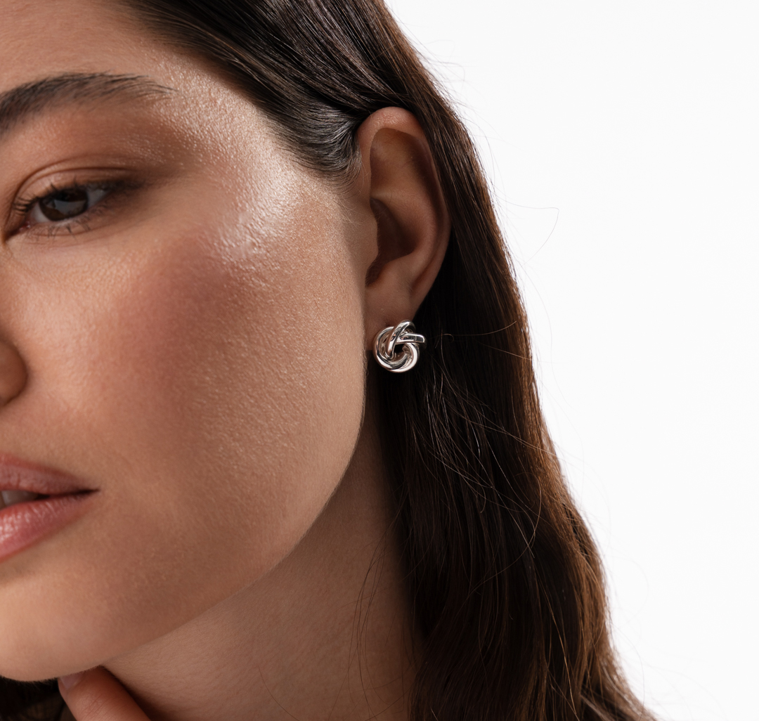 Серьги Мармалато, цвет белое серебро #2