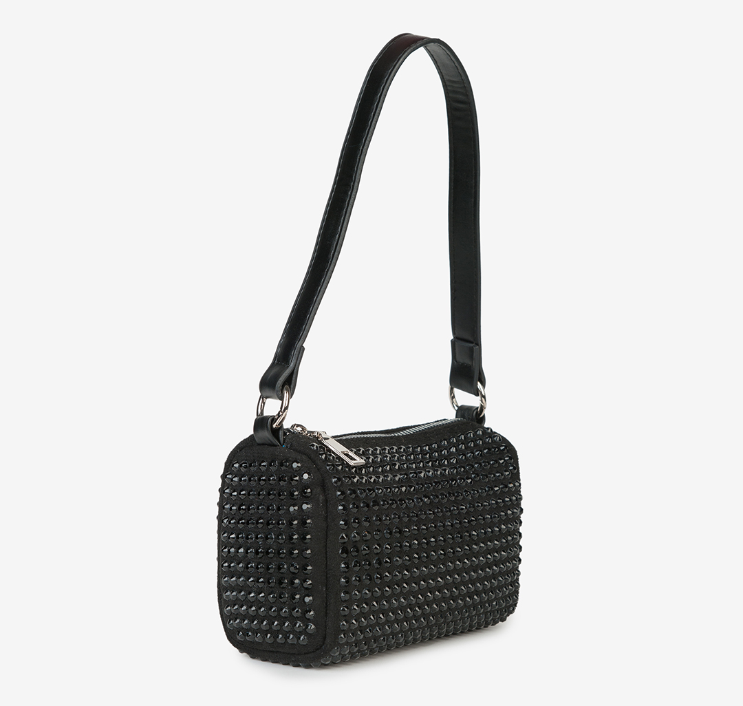 Черная сумка-кошелек с длинным плечевым ремнем Мармалато, цвет Черный #5