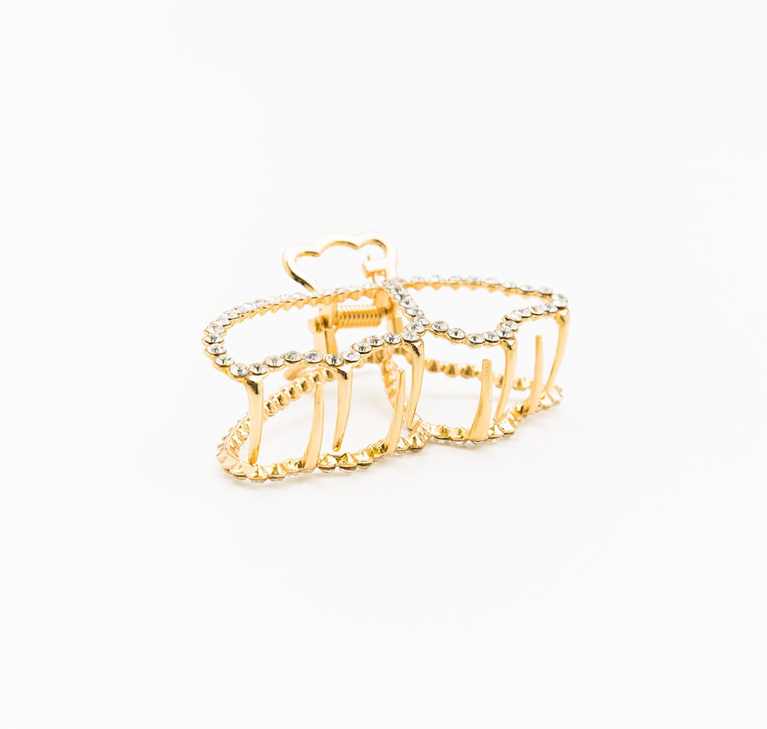 Заколка-краб Мармалато, цвет Золото-прозрачный #2