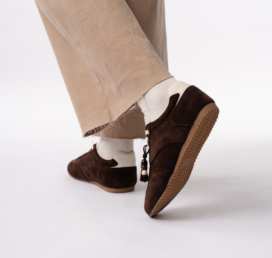 Кроссовки Мармалато, цвет коричневый-молочный #8