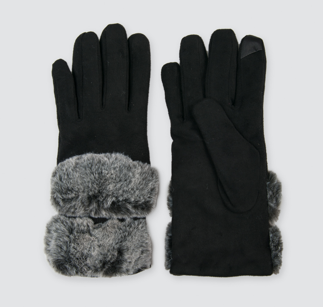 Перчатки Мармалато, цвет черный-серый #1