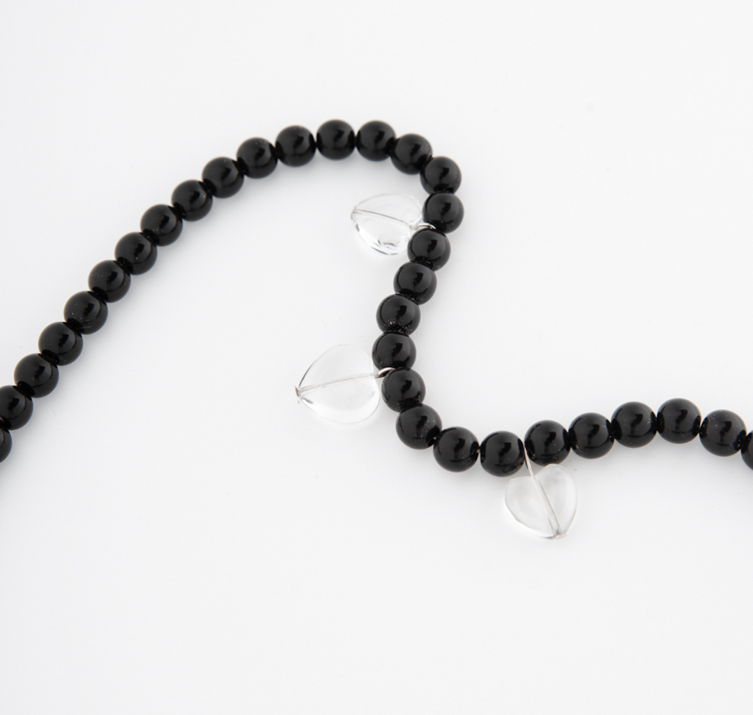 Колье Мармалато, цвет Черный-прозрачный #2