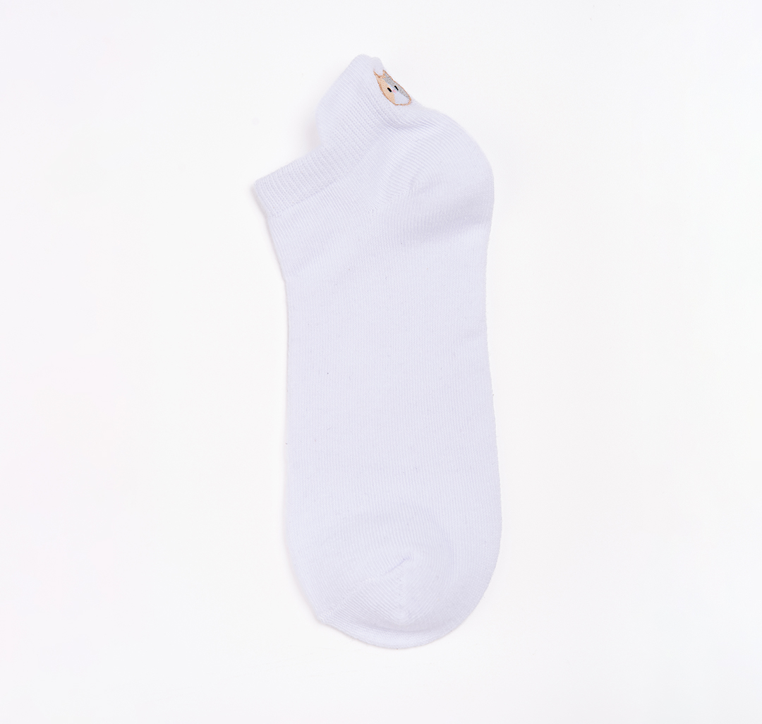 Носки (1 пара) Мармалато, цвет белый-оранжевый-разноцветный #1