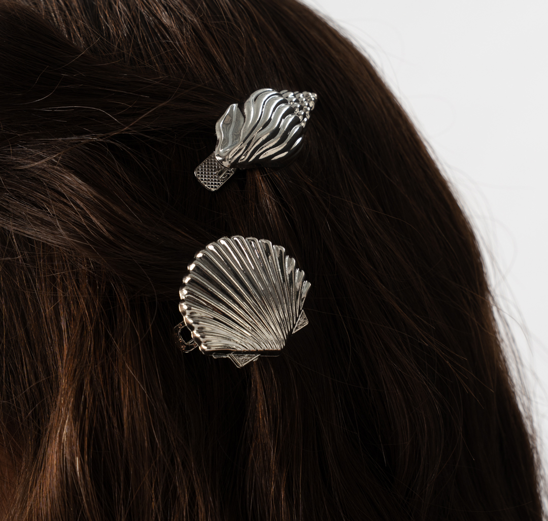 Набор зажимов (2 шт) Мармалато, цвет серебро #2