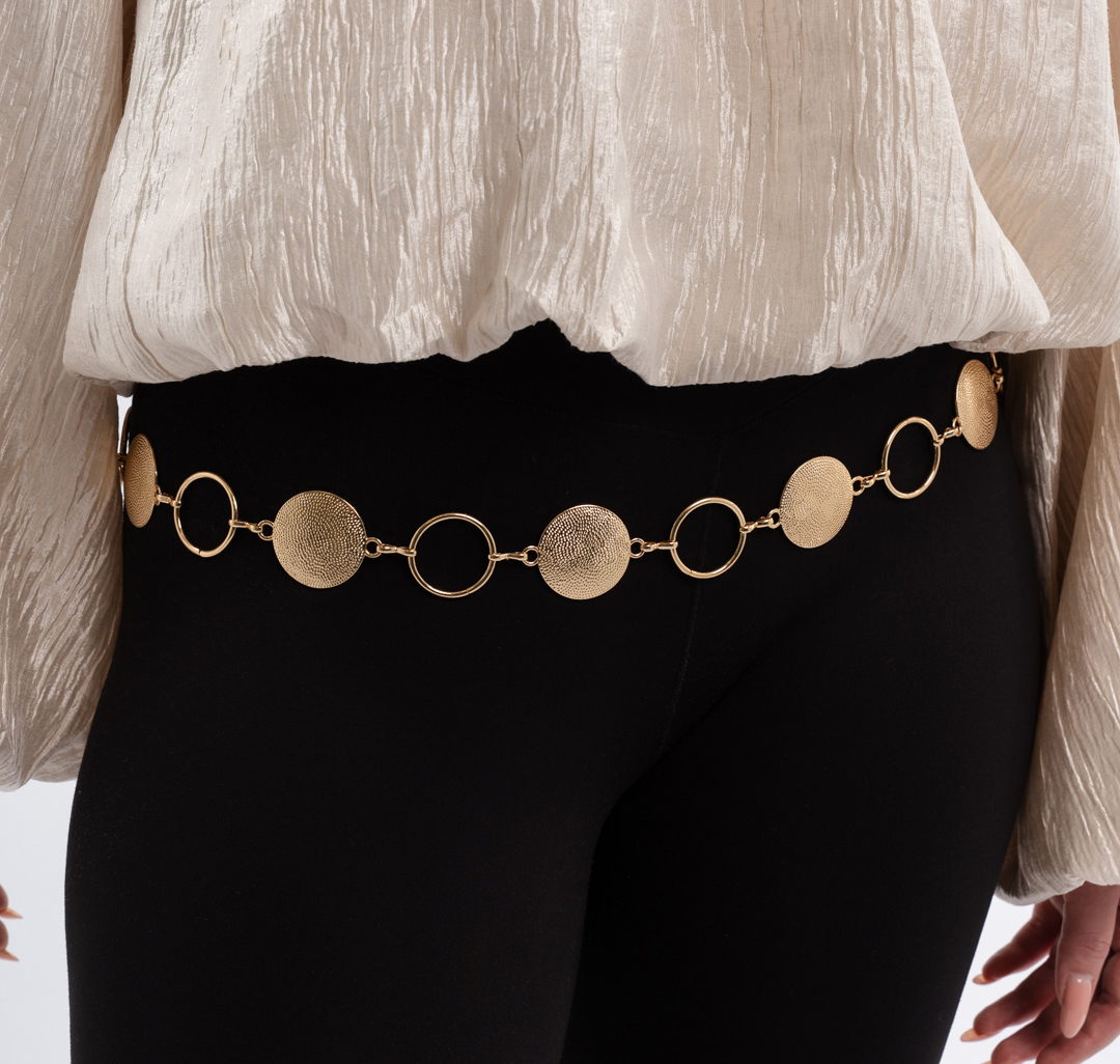 Ремень-цепочка Мармалато, цвет Золото #4