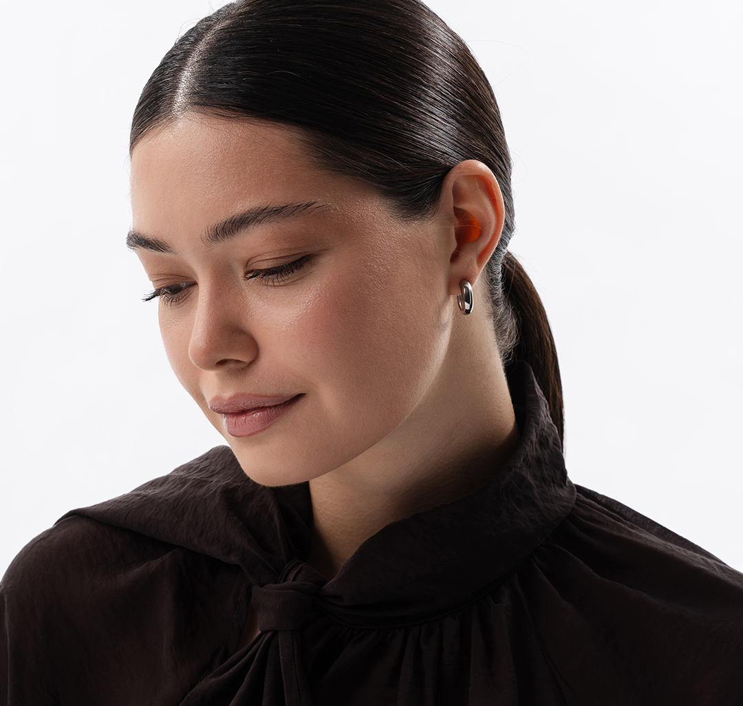 Серьги Мармалато, цвет серебро #3