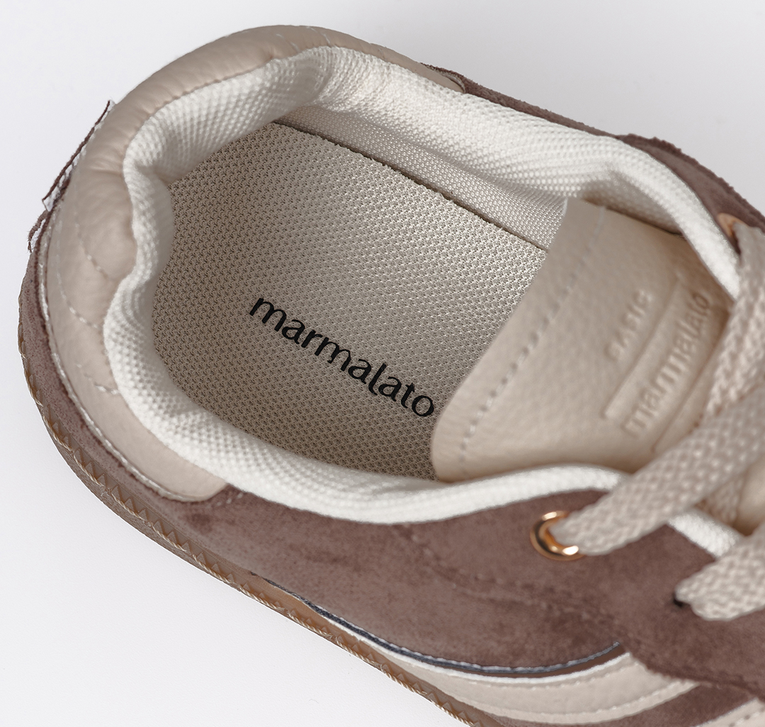 Кеды Мармалато, цвет пудровый-молочный #6