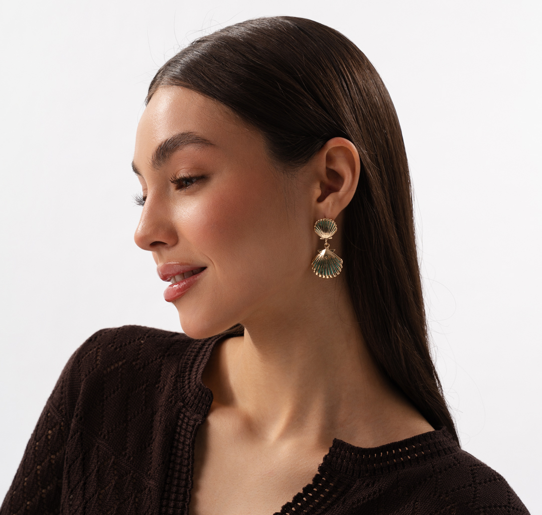 Серьги Мармалато, цвет золото-мультиколор #2