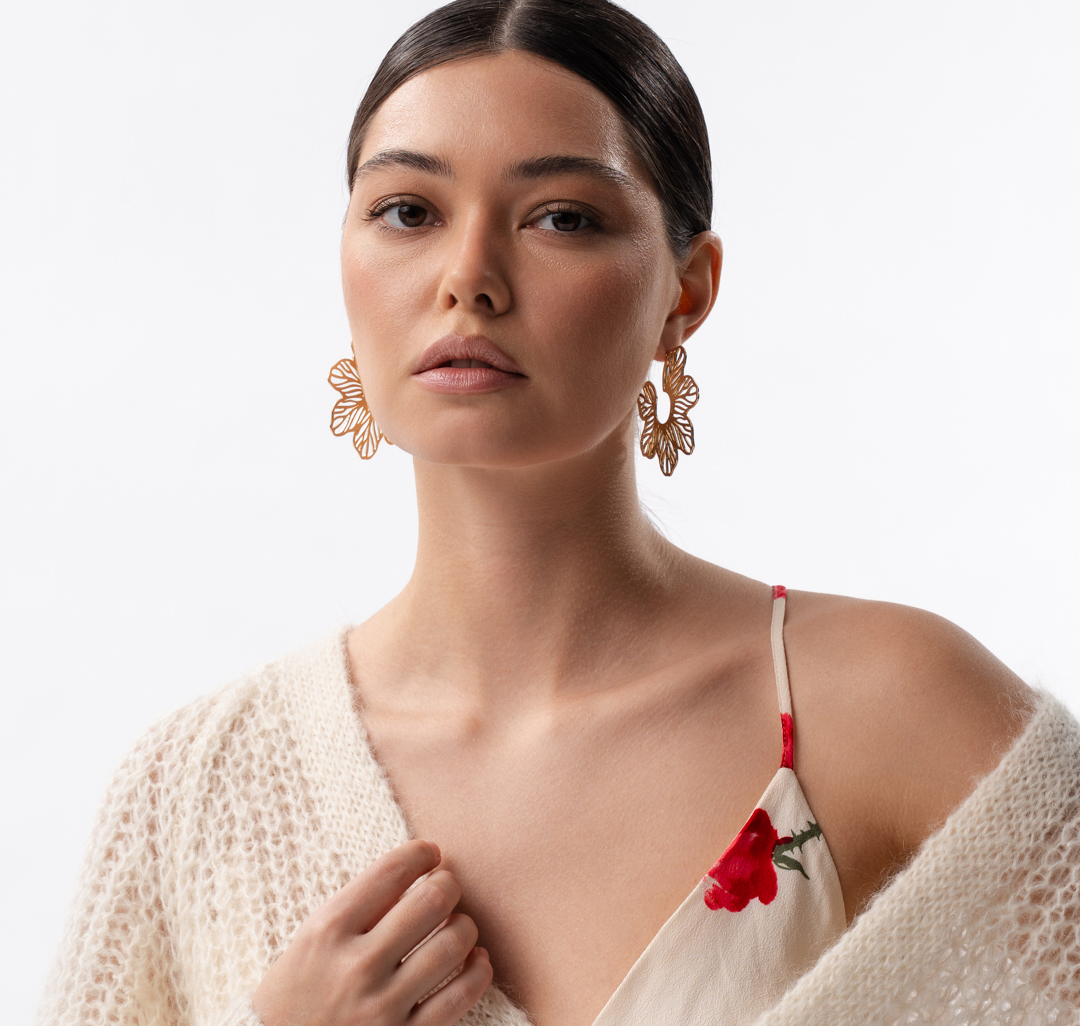 Серьги Мармалато, цвет золото #4