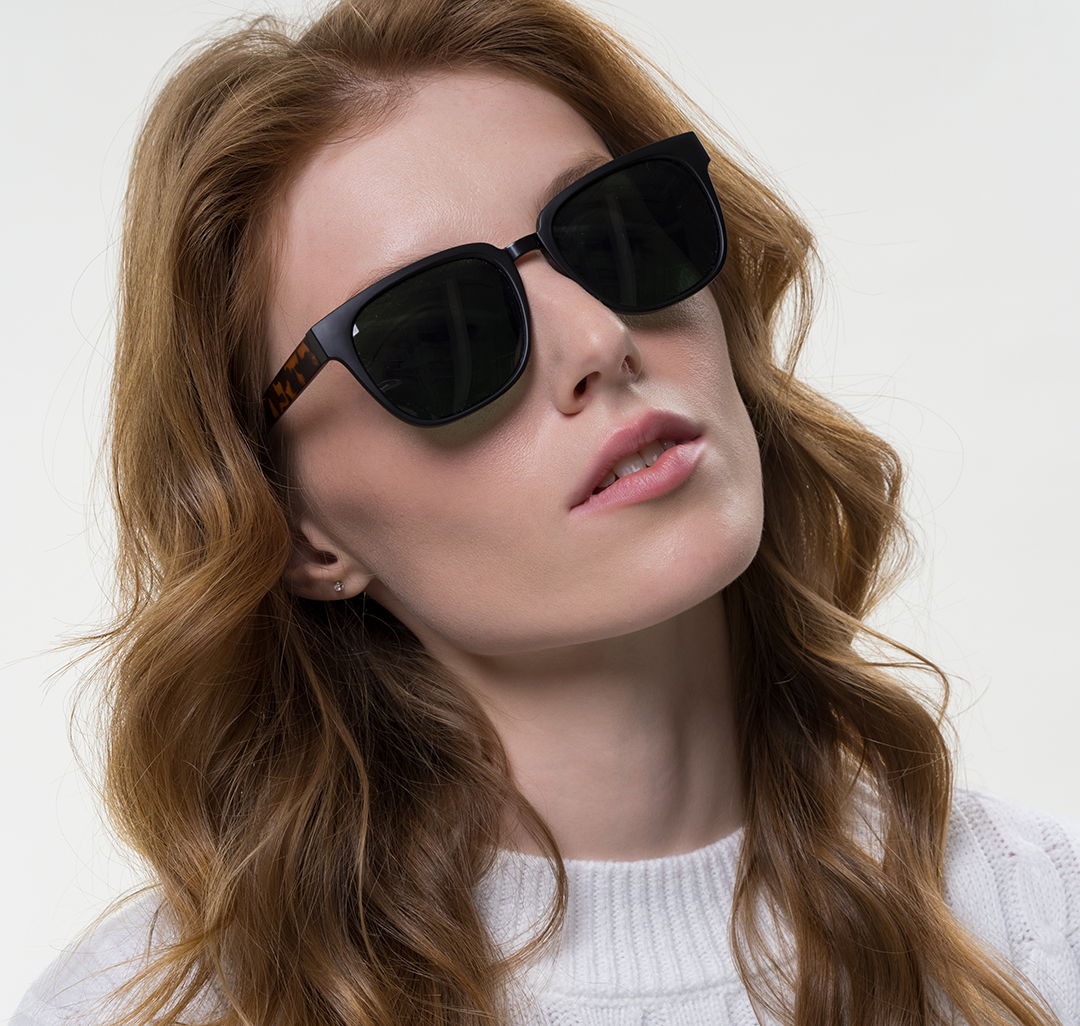 Очки солнцезащитные с поляризацией матовые черные-коричневые Мармалато, цвет матовый черный-коричневый #1