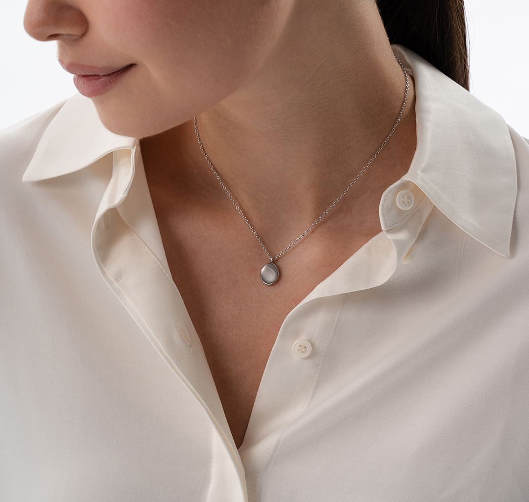 Колье Мармалато, цвет серебро #5