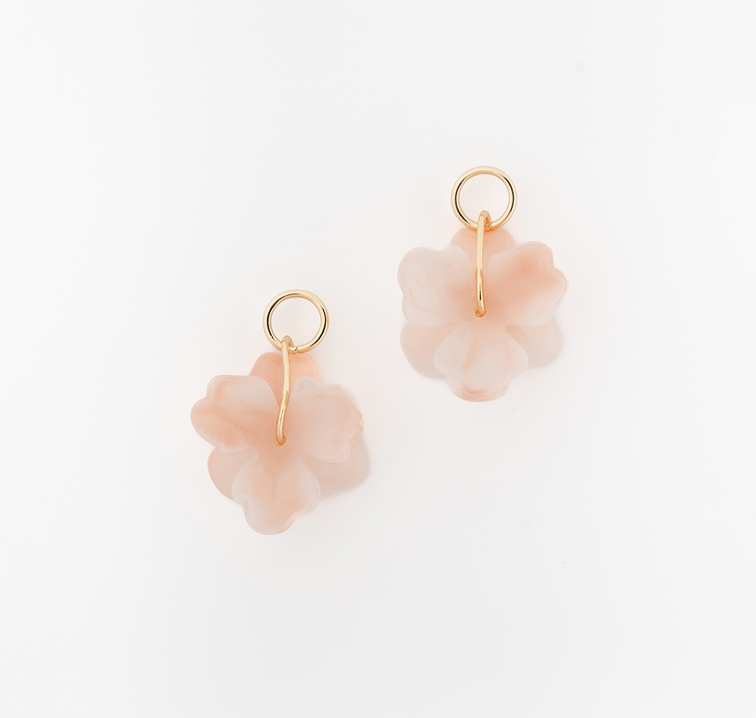 Серьги Мармалато, цвет светло-розовый-золото #4