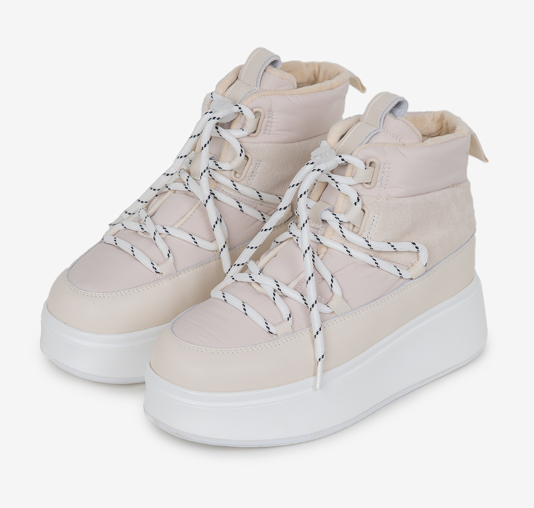 Дутыши Мармалато, цвет Молочный-бежевый-черный #2