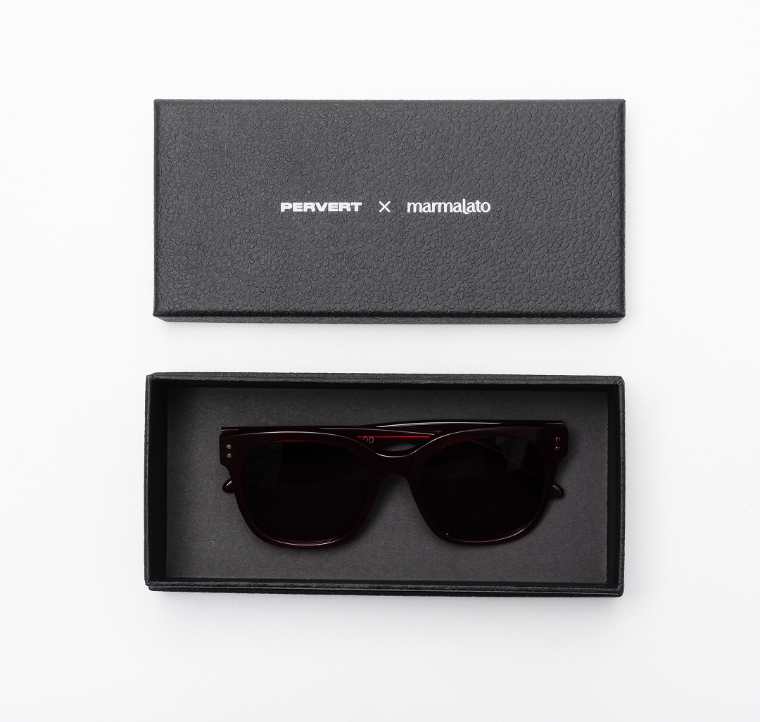 Очки с чехлом Мармалато, цвет темно винный-винный #5