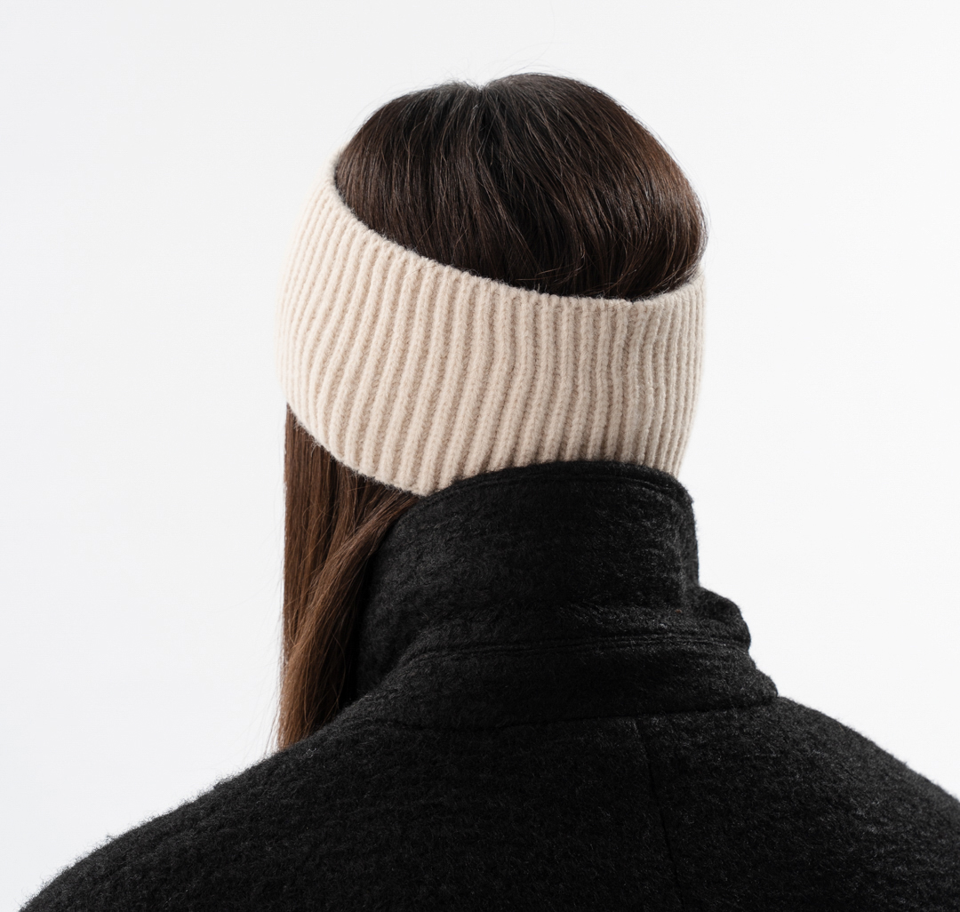 Повязка на голову Мармалато, цвет светло-бежевый #3