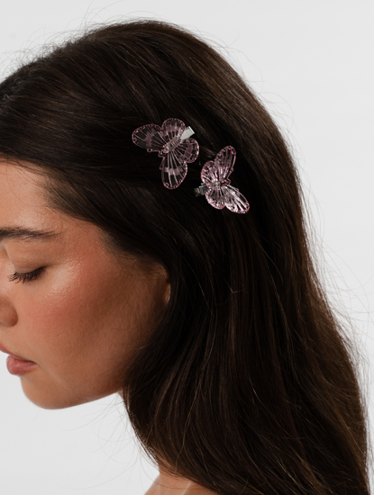Набор зажимов (2 шт) 868-2116 153979 цвет светло розовый