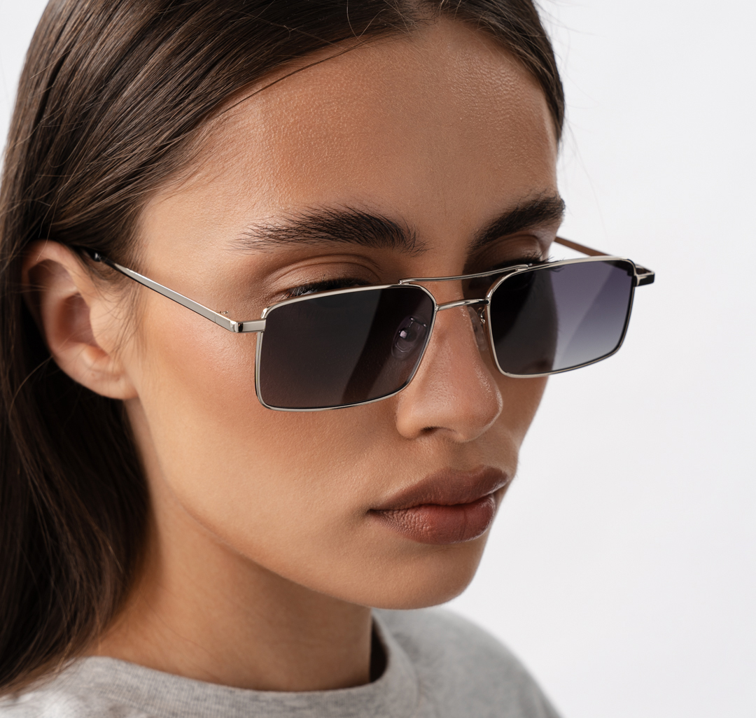 Очки с чехлом Мармалато, цвет черный-серебро #1