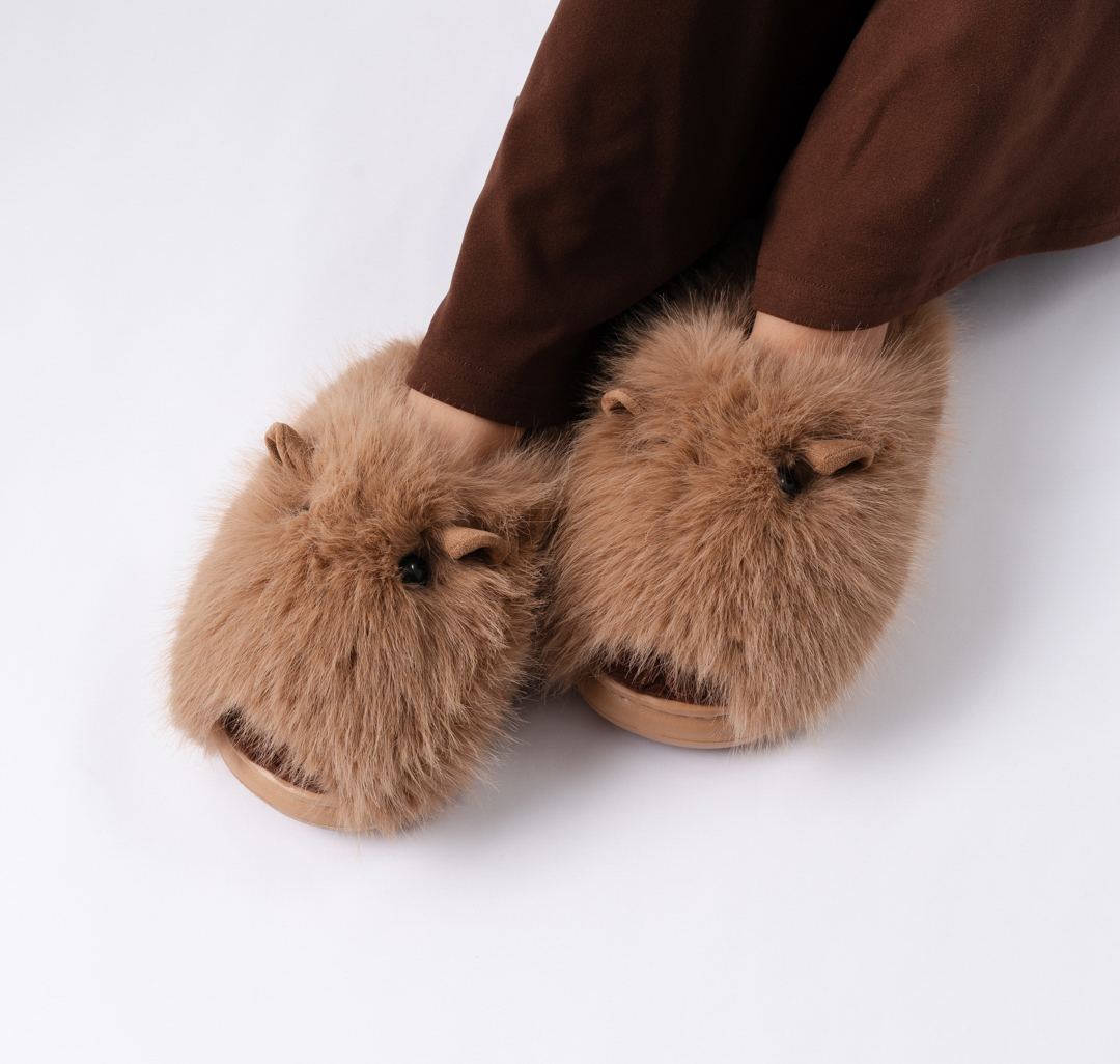 Домашние тапочки Мармалато, цвет Коричневый-черный #10