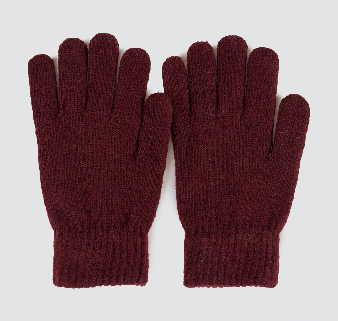 Женские перчатки Мармалато, цвет Винный #1