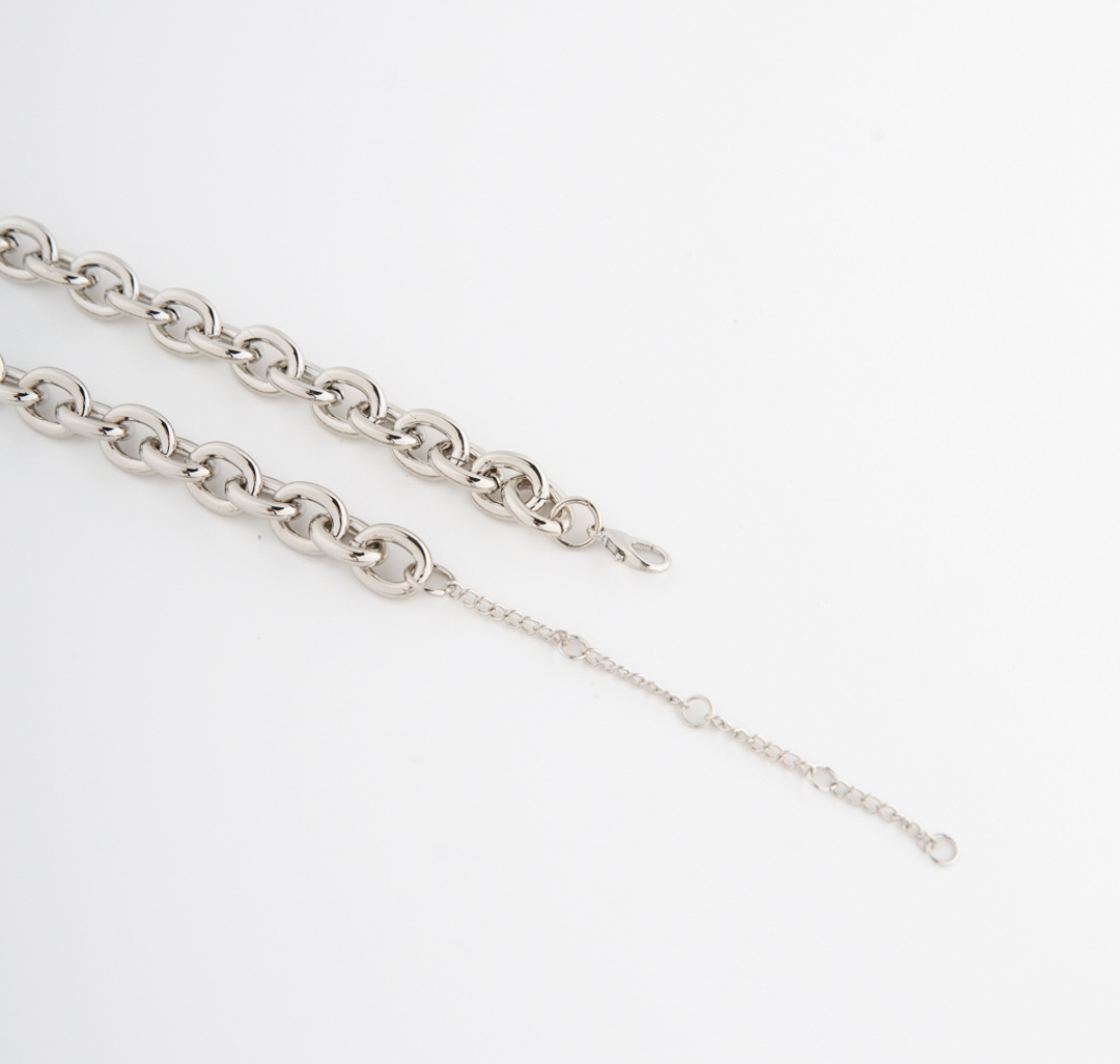 Колье Мармалато, цвет Серебро-белый жемчуг #3