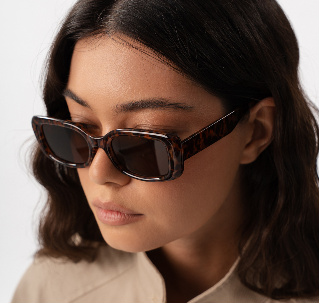 Очки с чехлом Мармалато, цвет коричневый-бежевый #2