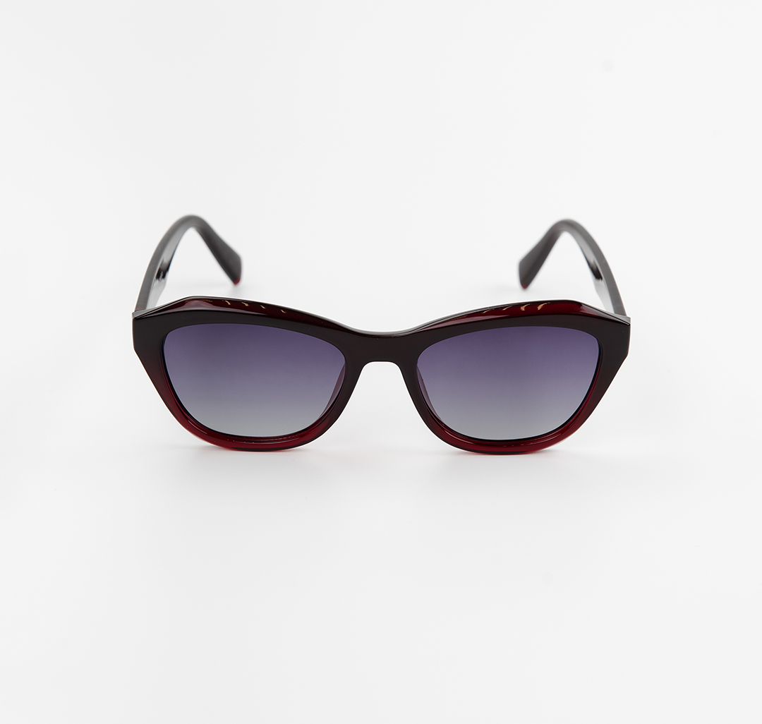 Очки с чехлом Мармалато, цвет черный-винный #3