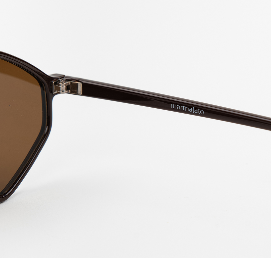 Очки солнцезащитные коричневые Мармалато, цвет коричневый #6