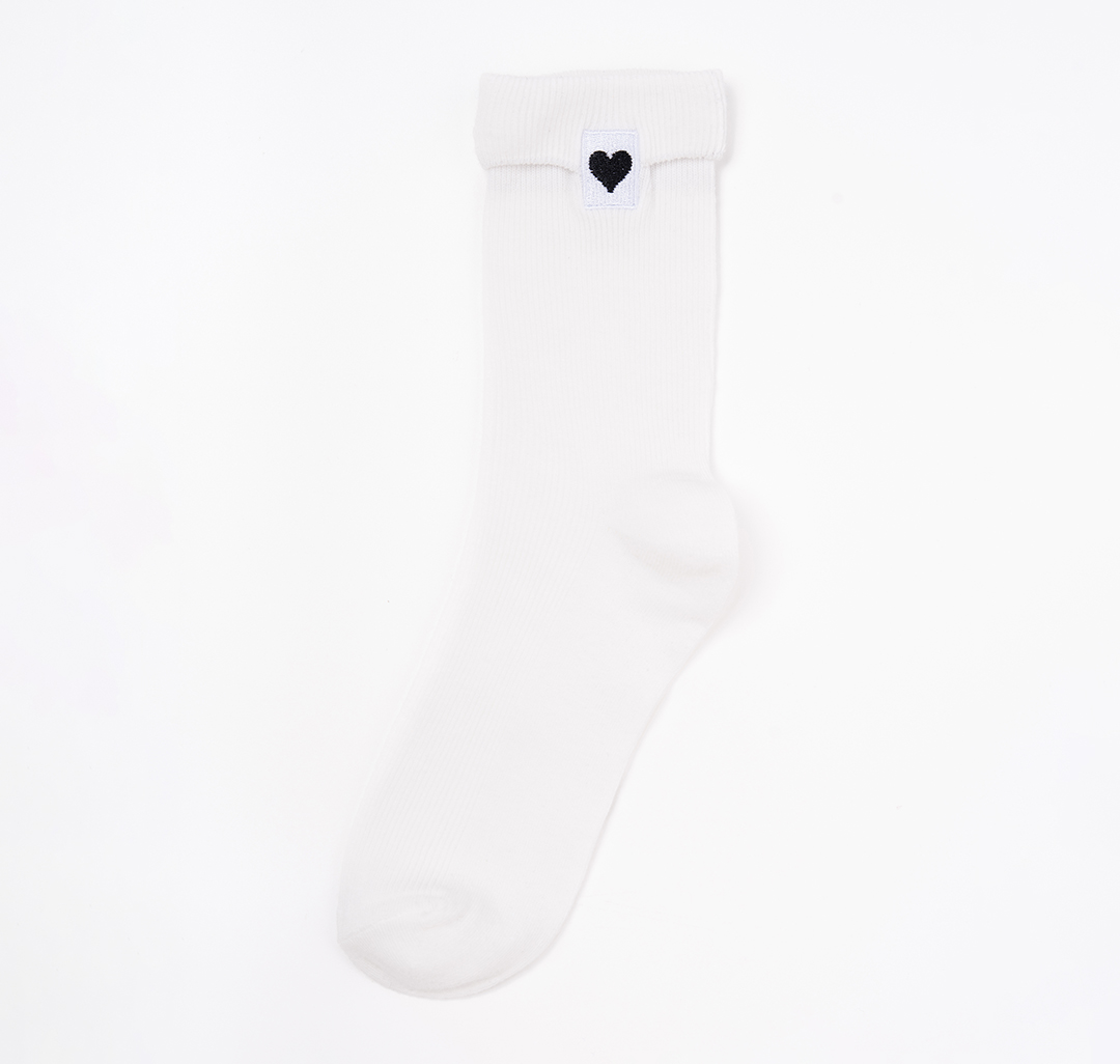 Носки (1 пара) Мармалато, цвет белый-черный #1