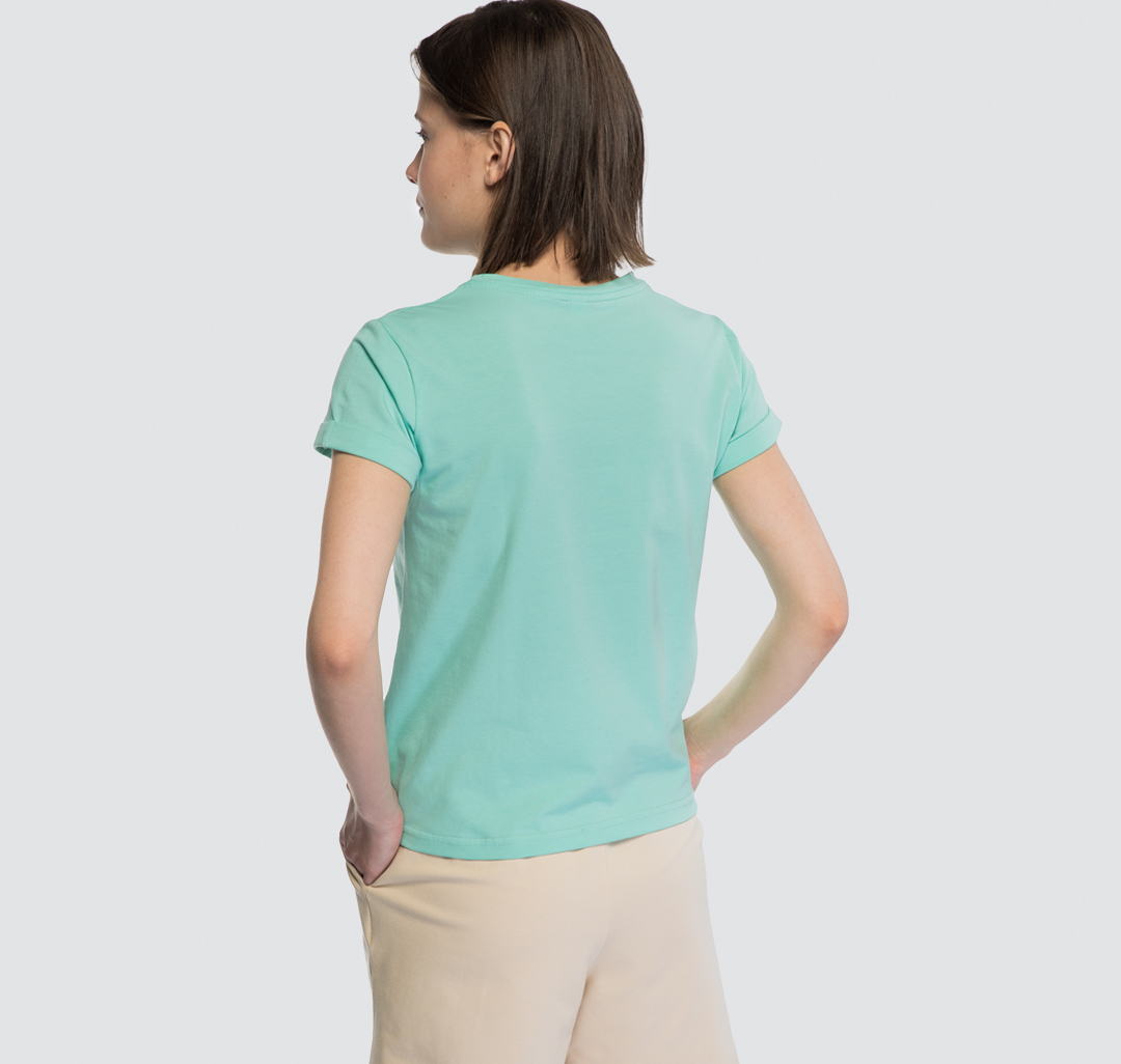 Женская футболка с принтом Мармалато, цвет Мятный-мультиколор #4