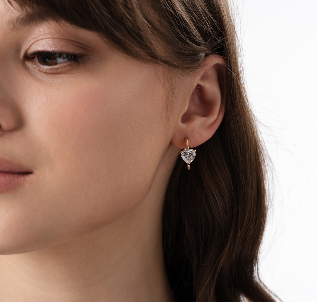 Серьги Мармалато, цвет Золото-прозрачный #4