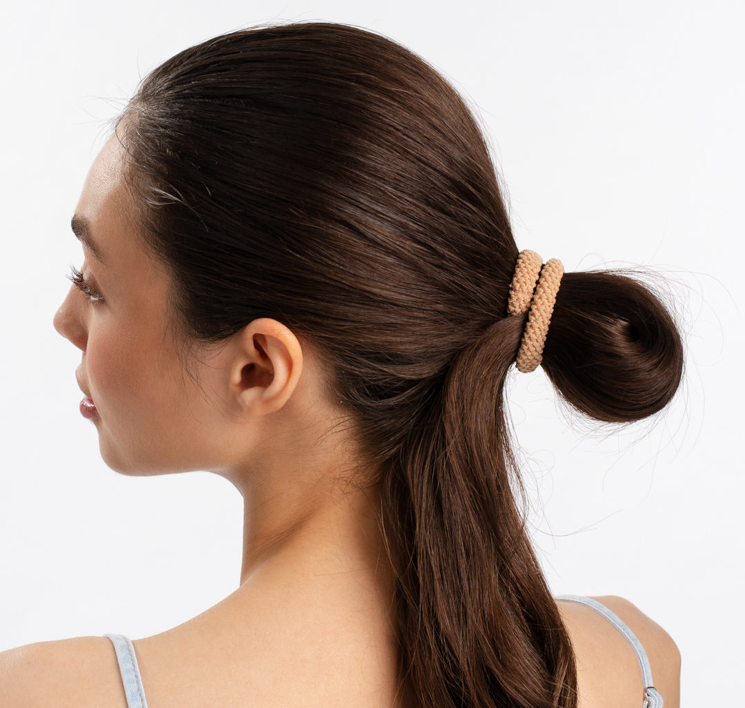 Набор резинок (3 шт) Мармалато, цвет молочный-коричневый-бежевый-черный #1