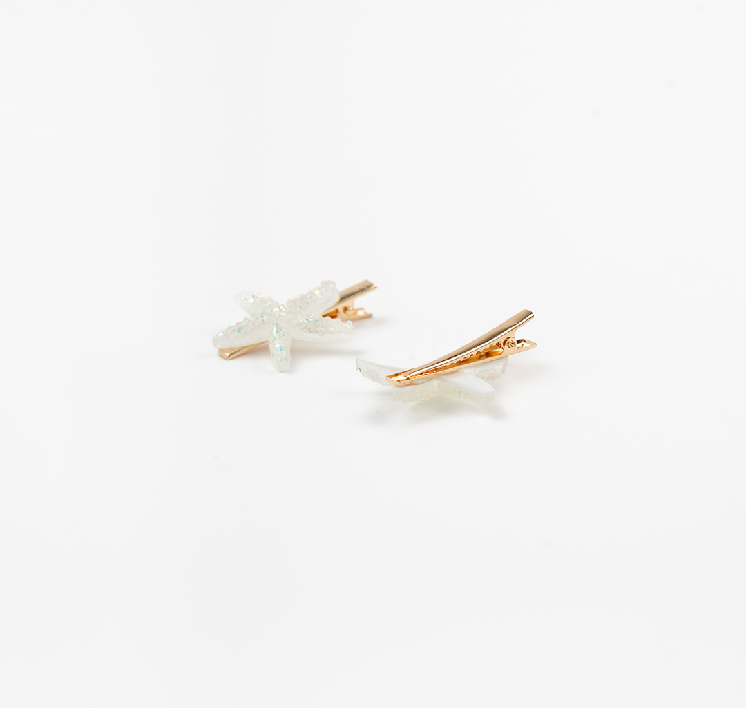 Набор зажимов (2 шт) Мармалато, цвет золото-мультиколор #4