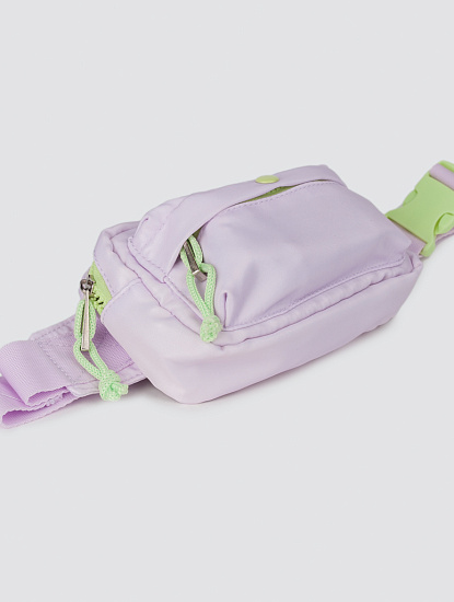 Женская текстильная сумка на пояс