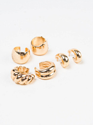 Набор (каффы 4 шт, серьги 1 пара)