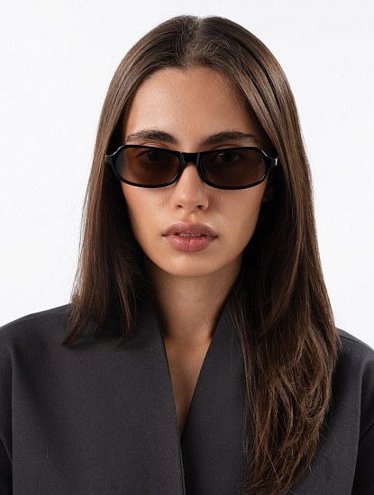 Очки с чехлом 665-557 154830 цвет черный-коричневый — фото №3