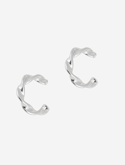 Серьги 868-1749 140375 цвет белое серебро — фото №2