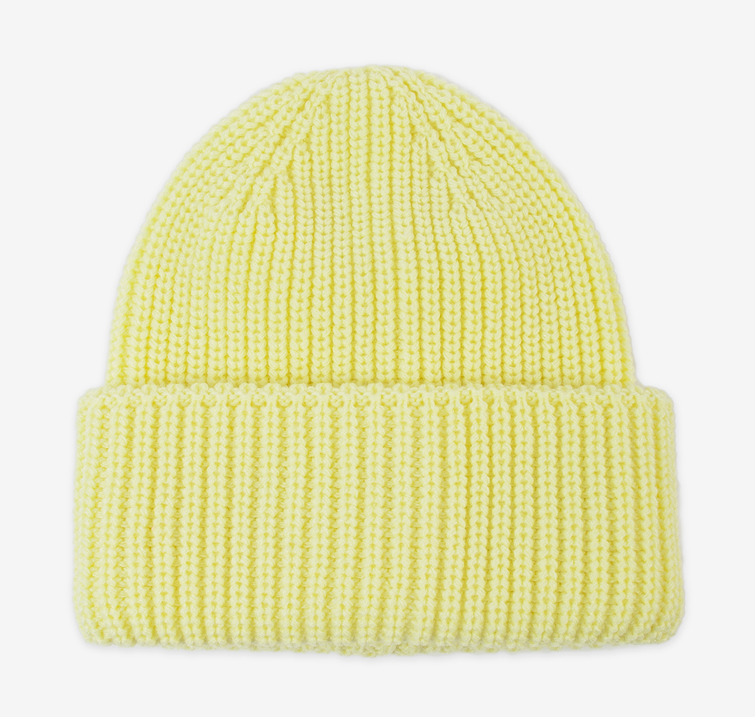 Желтая шапка бини Мармалато, цвет Желтый #2