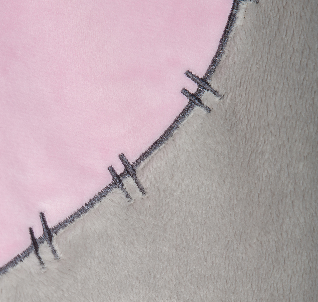 Кигуруми пижама мишка унисекс Мармалато, цвет Серый-розовый #2
