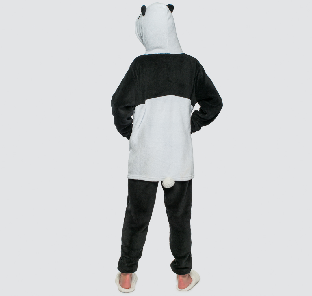 Костюм домашний пижама панда унисекс Мармалато, цвет Черный-белый #2